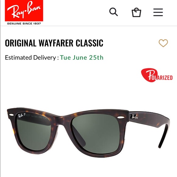 Ray-Ban Accessories - Ray Bans Polarized Original Wayfarer Classic